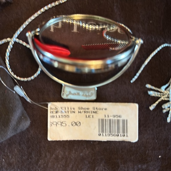 Vibrant Red Clutch with Silver Clasp - Picture 9 of 9